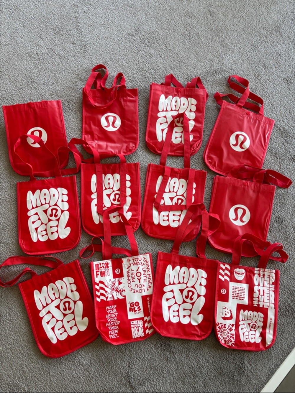 Lululemon small Reusable Tote bags Bundle